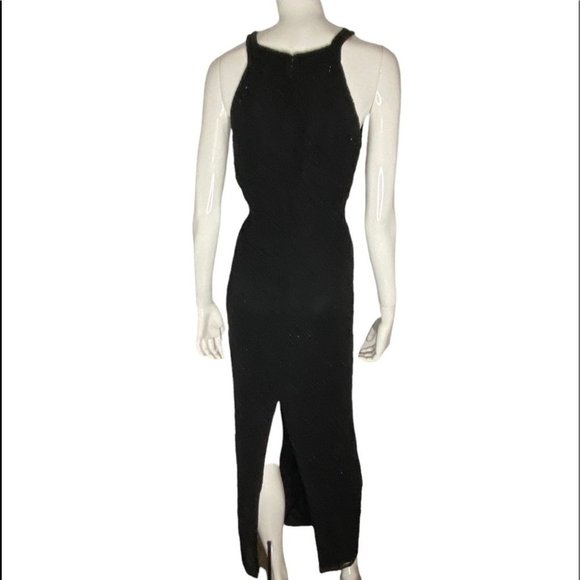 Diane Freis Original Silk Beaded  Gown Size L - Picture 3 of 10